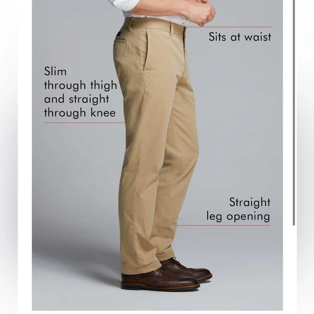 SOLD Banana Republic Chino Charcoal Emerson Pant 31x32 - Picture 5 of 7